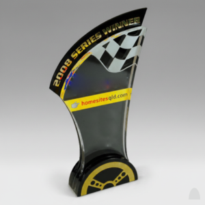 Clear Crystal Trophy