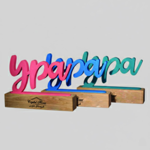 Clear Acrylic Trophy with Engraving