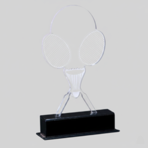 Clear Acrylic Trophy with Engraving