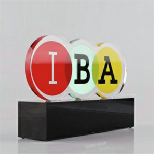 Clear Acrylic Trophy with Engraving