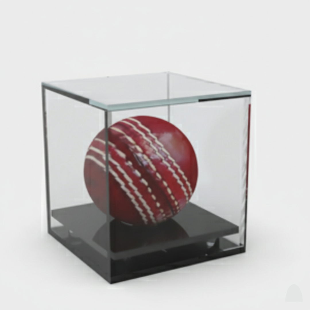 Clear Crystal 3D Ball Trophy with Laser Engraving