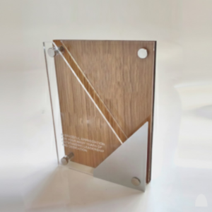 Self-Standing Wooden and Acrylic Trophy (Copy)