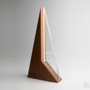 Self-Standing Wooden and Acrylic Trophy (Copy)