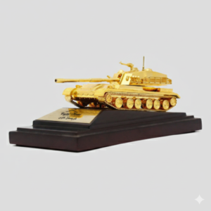 3D Metal Trophy with Black Base